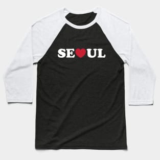 Seoul Love Heart Baseball T-Shirt